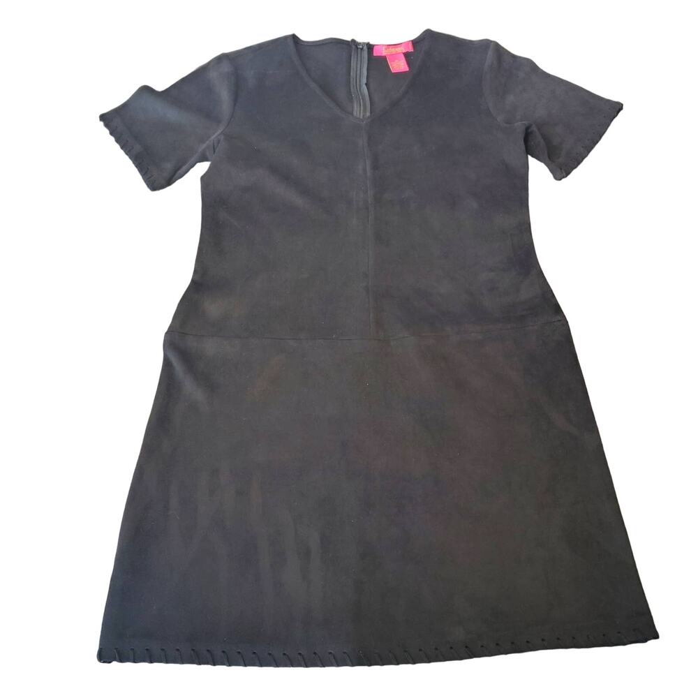 Catherine by Catherine Malandrino Vegan Faux Suede Dress Size 4P EUC